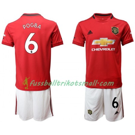 Fußballtrikots Manchester United Pogba 6 Kinder 2019-2020 Kurzarm Heimtrikotsatz kaufen